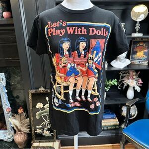 Terror Threads Lets Play With Dolls T-Shirt Size Small